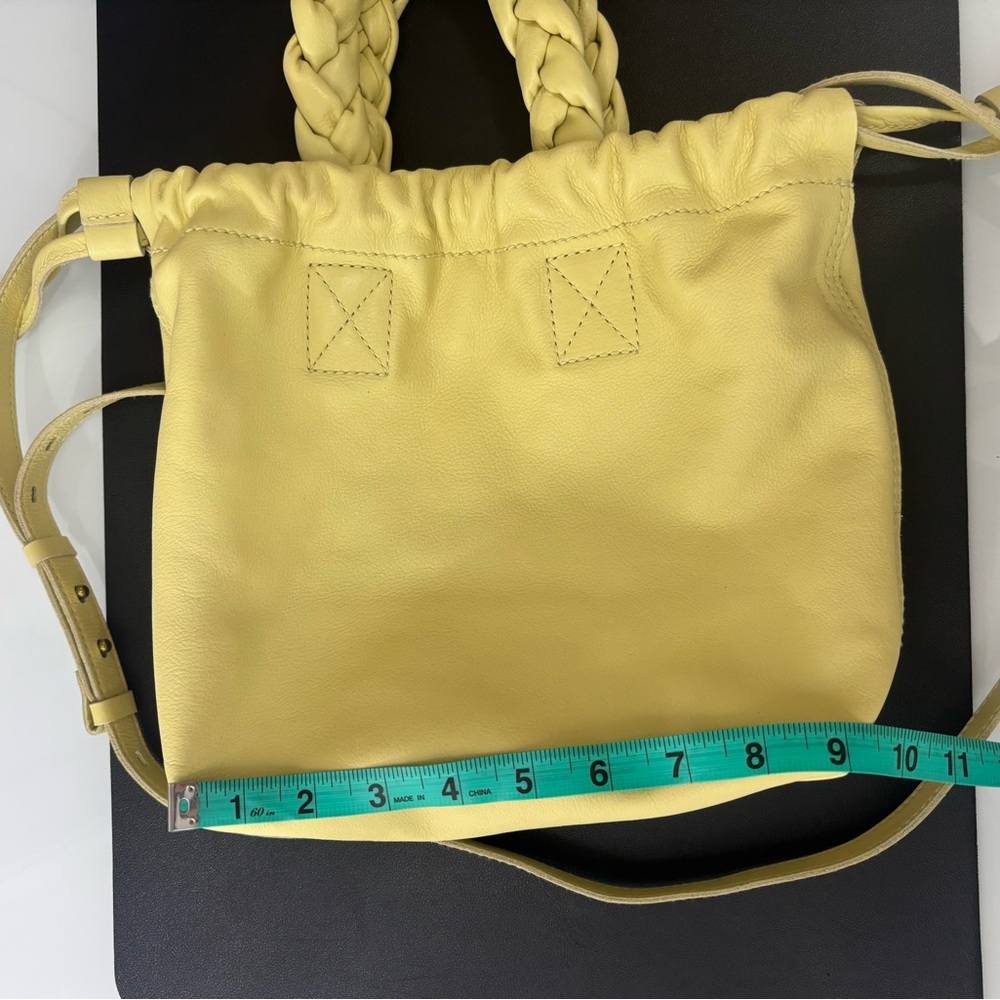 NWT Madewell Womens Butter Yellow The Piazza Mini Crossbody Bag,100% Cow Leather - Picture 14 of 15